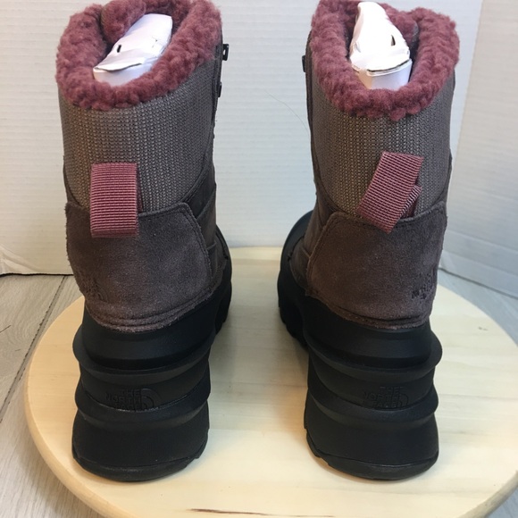 The North Face Chilkat V 400 Waterproof Boots Size 9.5 Deep Taupe Black - Picture 4 of 8